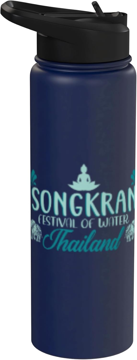 SongKran Festival of Water Thailand Stainless Steel Insulated Water Bottle
