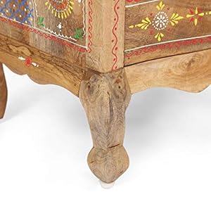 Christopher knight home ailey nightstand multicolor  urban country home decor