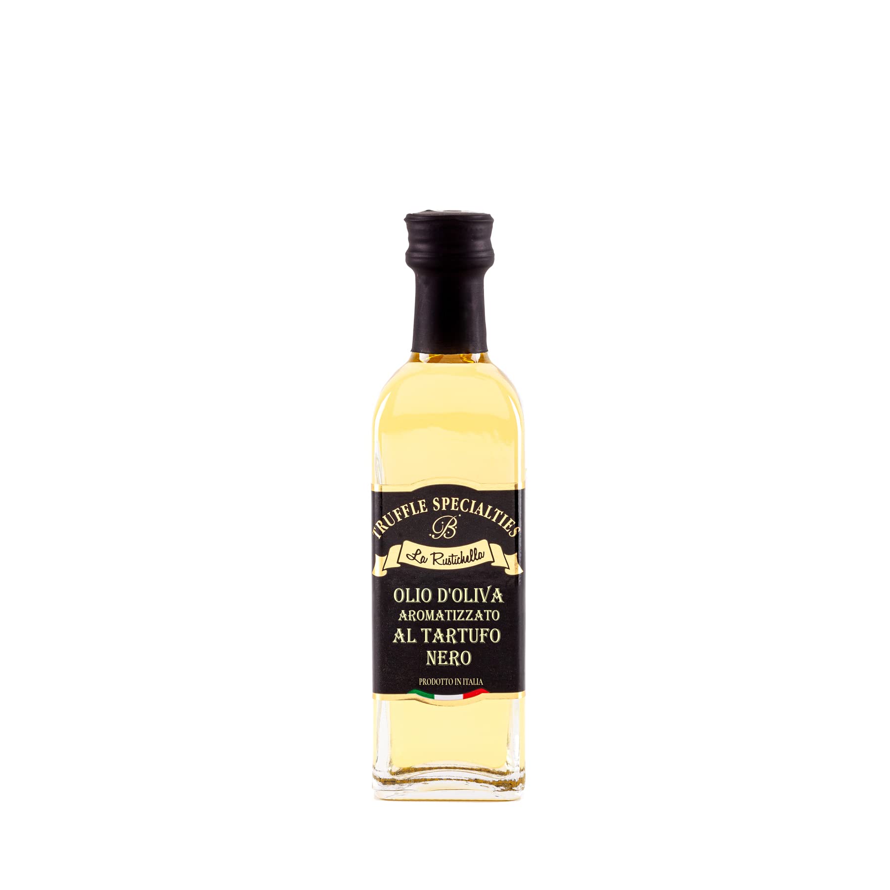 La Rustichella - Set Olio al Tartufo Bianco 60ml , Olio al Tartufo Nero 60ml & Salsa al Fungo Porcino 90g Vegan , Gluten Free , Cholesterol Free - Prelibatezze Italiane