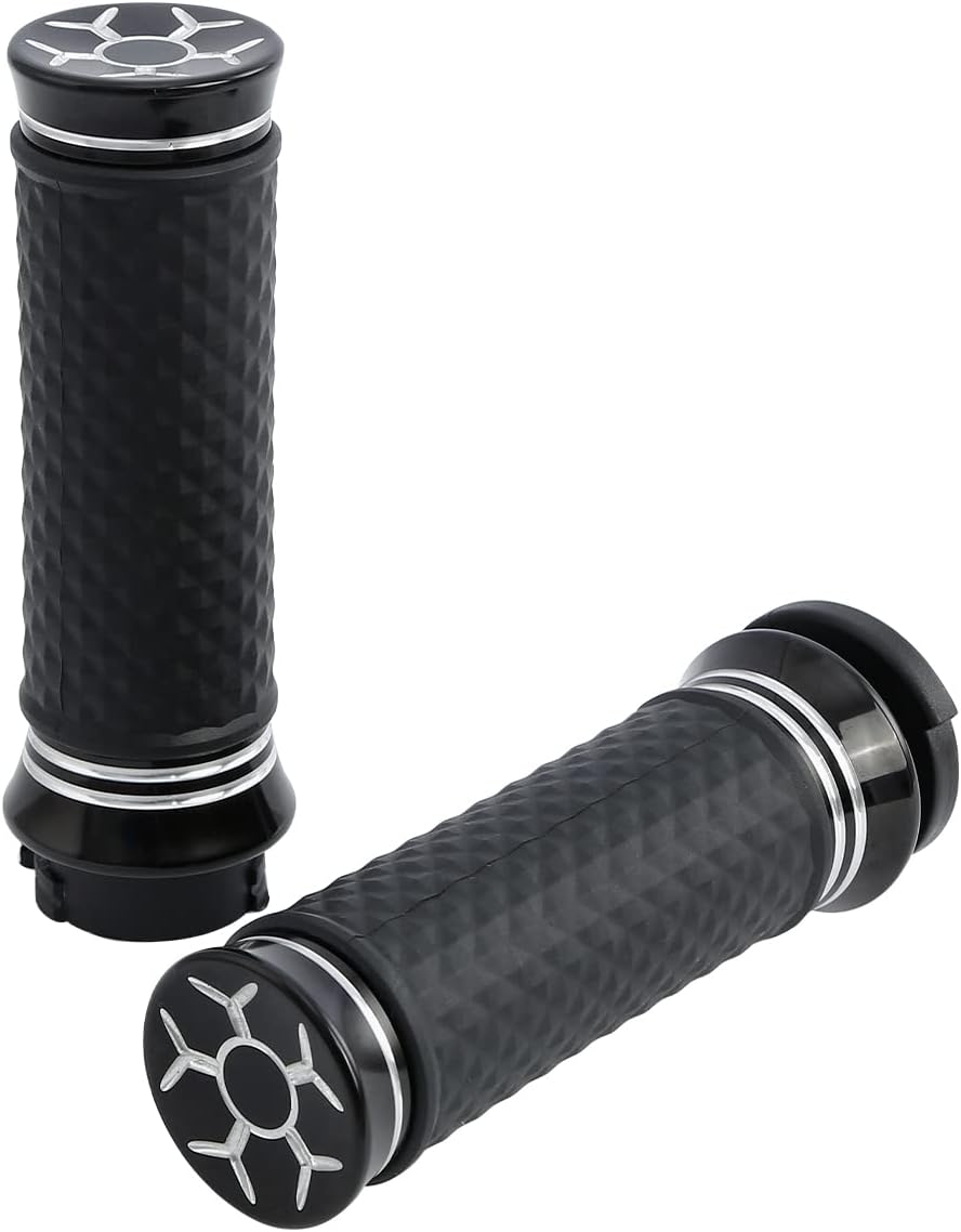 TCT-MOTORPARTS ハンドルバー ハンドグリップ 1インチ ハーレー ツーリング ストリート グライド ロード キング ソ