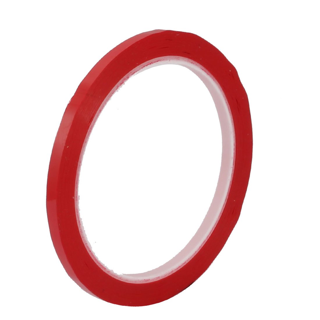 Sourcingmap 5mm Width 50m Length Single-Side Electrical Insulated Adhesive Tape Red
