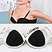 SERMICLE Self-Adhesive Bra Pads inserts, Removeable Silicone Triangle Push Up Pads (Beige, One fit all)