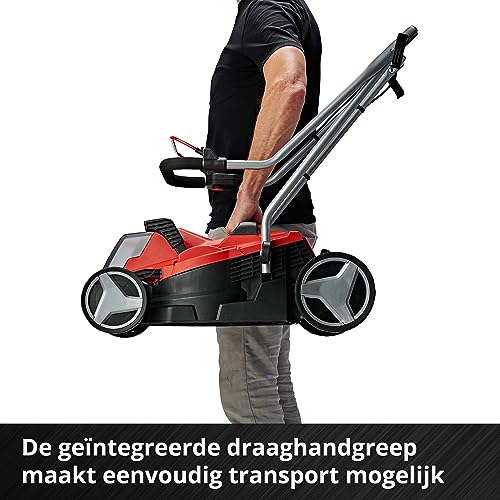 Einhell Accu grasmaaier GE-CM 18/33 Li Kit Power X-Change (18 V, 33 cm maaibreedte, tot 200 m², borstelloos, 30L opvangzak, 25-65 mm maaihoogte, incl. 4,0 Ah accu en lader) - Afbeelding 6
