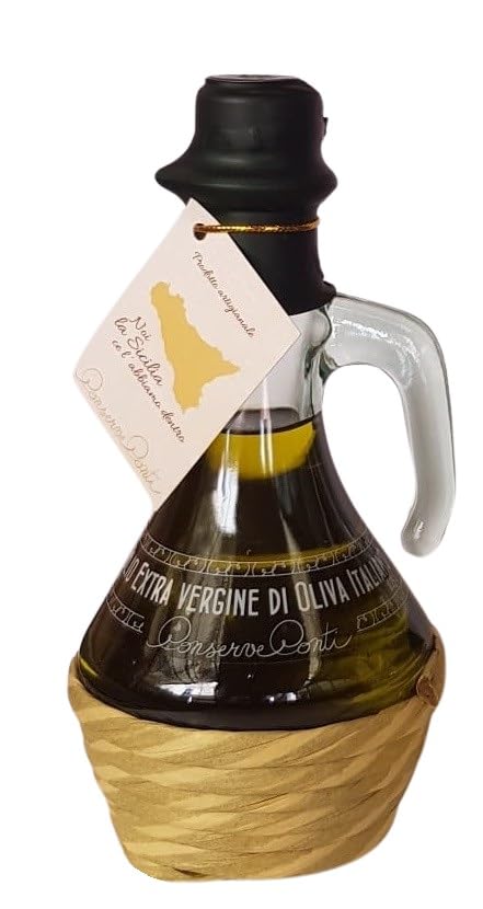 Aceite de oliva virgen extra italiano frasco de ml. 250 producción artesanal Conservas Conti