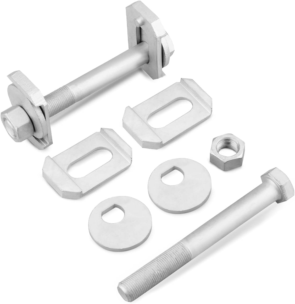 86252 Front Camber/Caster Kit Fit for FORD Expedition F-150 4WD Raptor, Fit for Lincoln Mark LT Navigator Adjustable +/-1° Camber & +/-1.5° Caster, Heavy Duty Suspension Upgrade