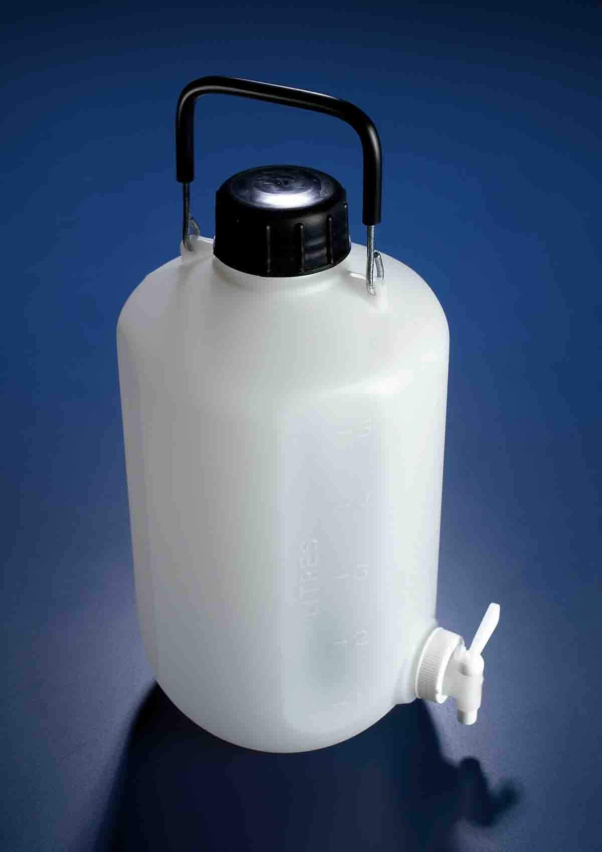 RS PRO Hochdichtes Polyethylen Laborflasche 5L, Ø 175 mm Absaugflasche Weithalsig