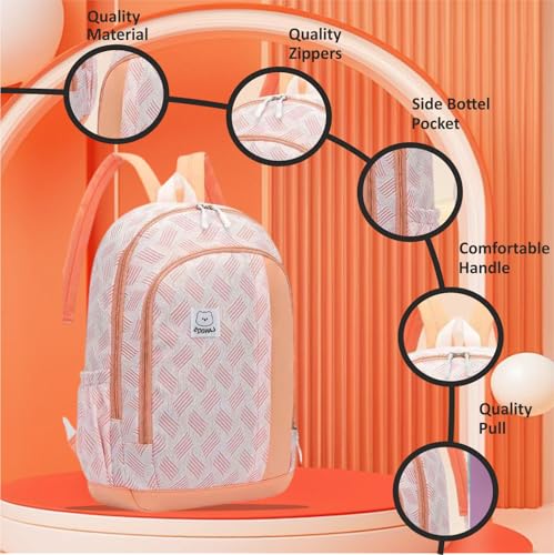 Image of Tinytot 30 Litre Japanese Korean Style School Bag Water-Resistant Laptop & Travel Backpack - Unisex Large 18 Inches Multipurpose Student Backpack for Boys & Girls, Men & Women