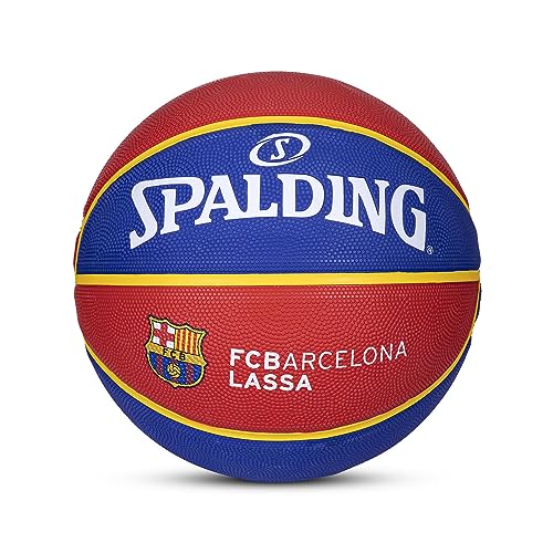 Spalding 1700017 Rubber Basket Ball, Size 7 (Red/Blue)