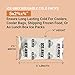 AVIDITI Ice-Brix Ice Packs: Food-Safe Reusable Refrigerant Gel Ice Packs for Instant Reliable Cold in Coolers, Shipping, or Lunch Box - 5” x 2 ¾”, (96 Pack)