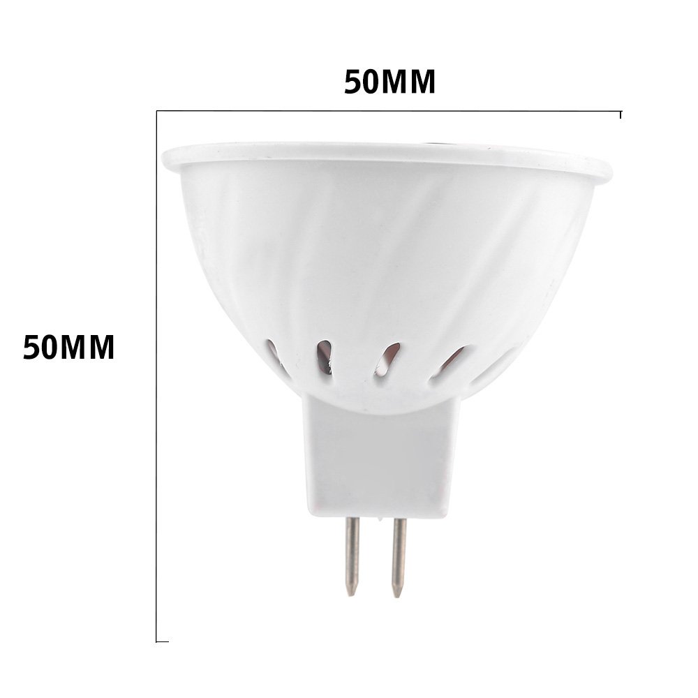 MR16 żarówka LED 5 W 400-500LM 32LED 5730SMD 2700-3200K 6000-6500K dekoracyjna ciepła biel zimna biel reflektor LED AC 110-130V (6ST) (kolor : Cool White)