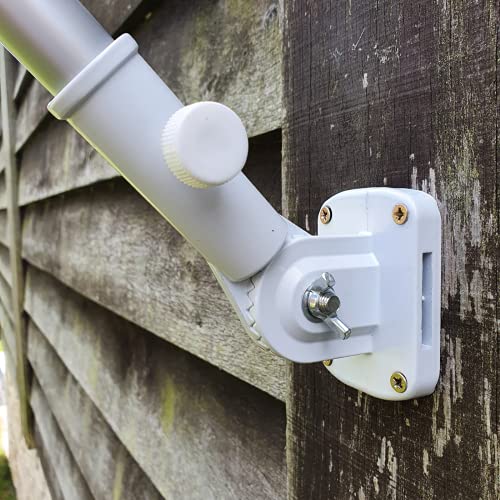Rushmore Rose Usa Flag Pole Holder For House - Multi Position Mounting Bracket, Heavy Duty Aluminium Flag Pole Mount For Outdoor Flagpole #TOP7