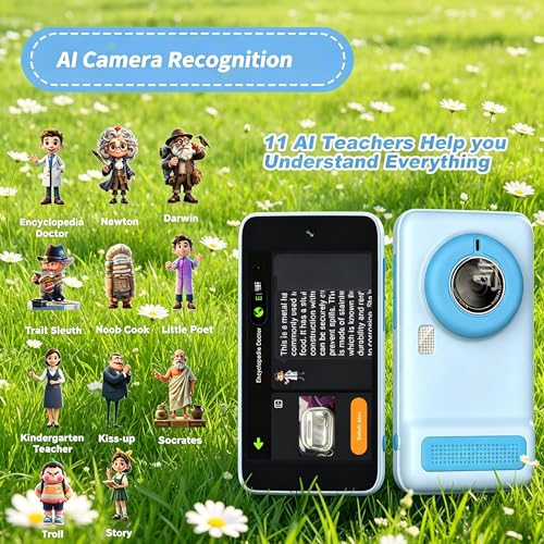 Cámara digital para niños con pantalla táctil de 4 pulgadas miniatura 5