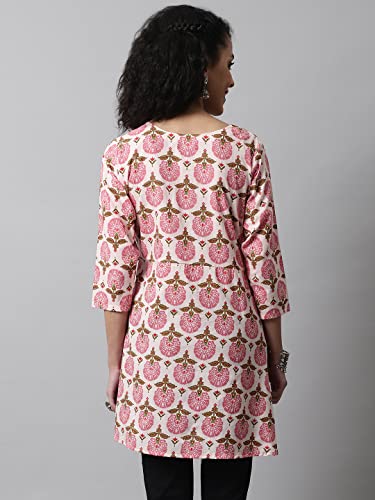 Image of feranoid Women Cotton Angrakha Kurti