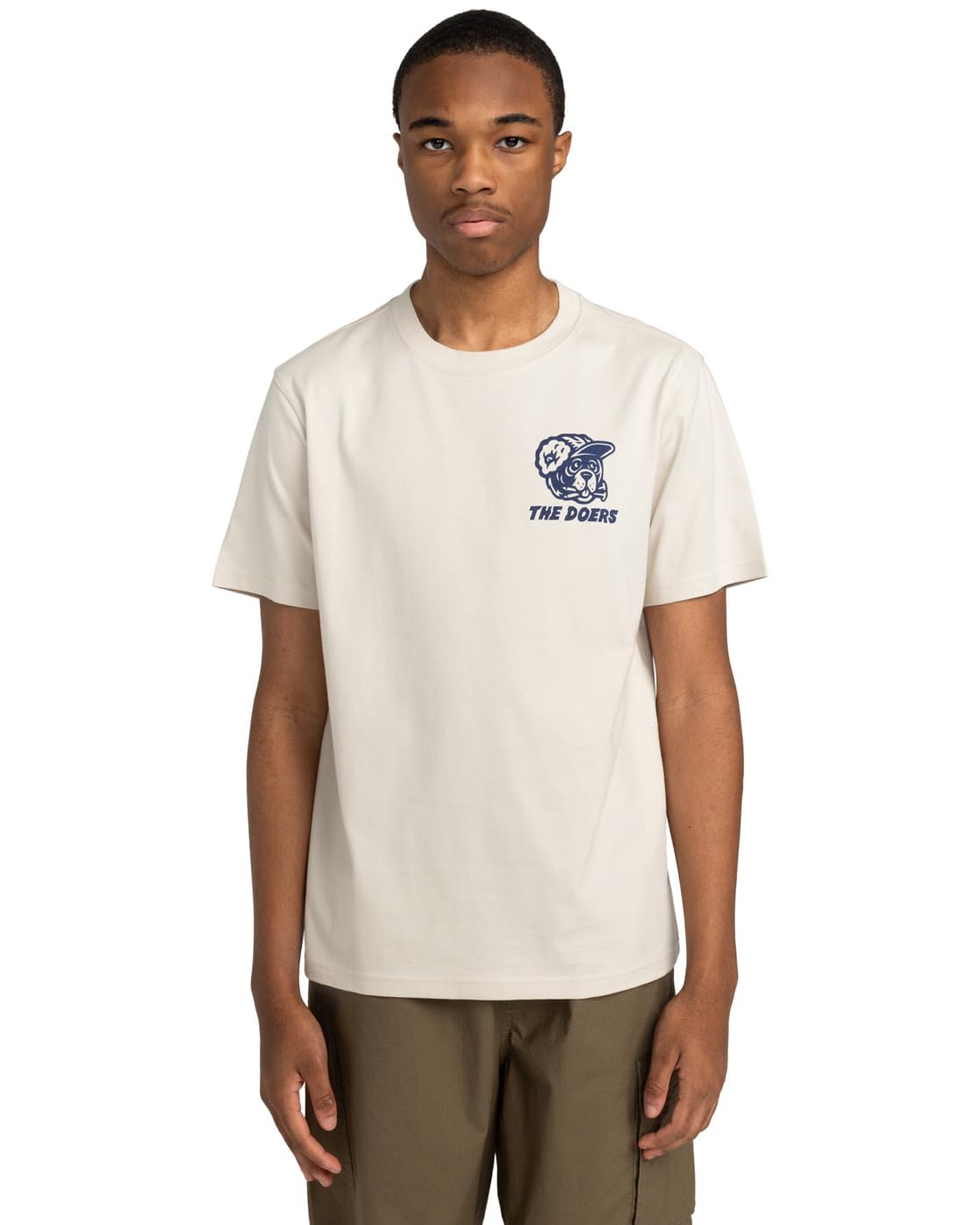 Element Timber Builder - Short Sleeves T-Shirt - Men - Beige.