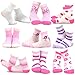 Naartjie Kids Girls Cotton Socks 9 Pairs Pack 6-8Y