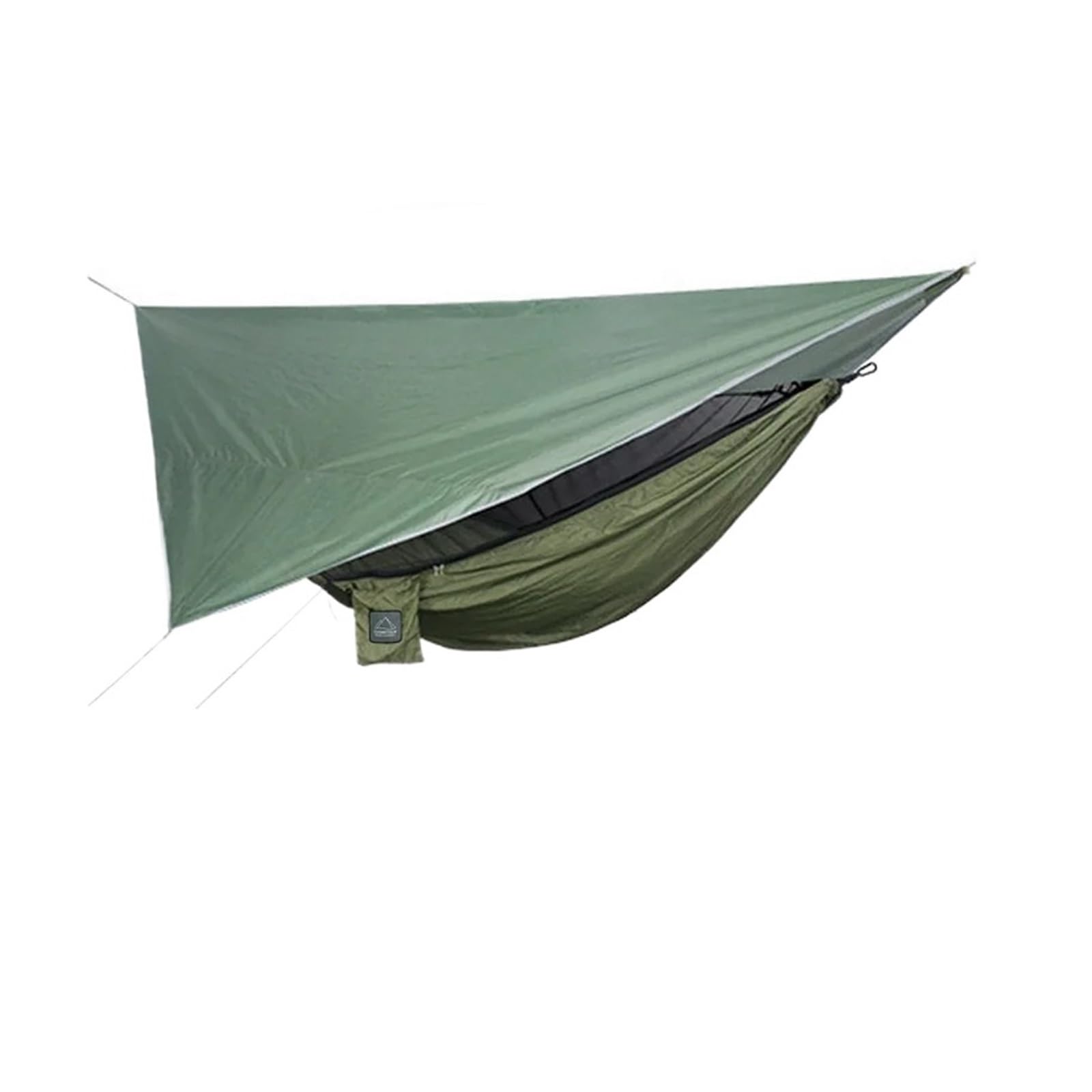 Moskitiera ogrodowa, Przenośny hamak z baldachimem i do powieszenia na łóżku Multicolor Camp Travel(Dark Green)