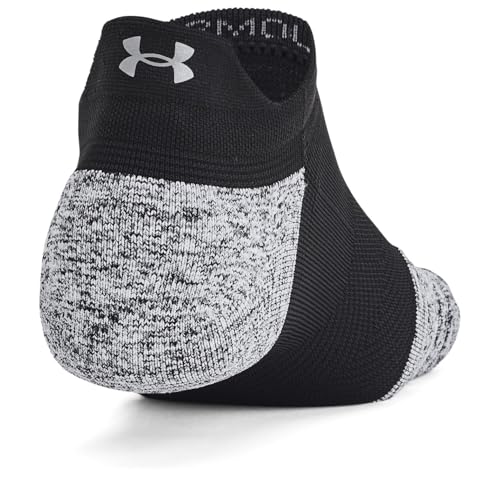 Under Armour - Unisex Ad Run Cushion 3Pk Ns Socks, Color Black (001), Size: Large2