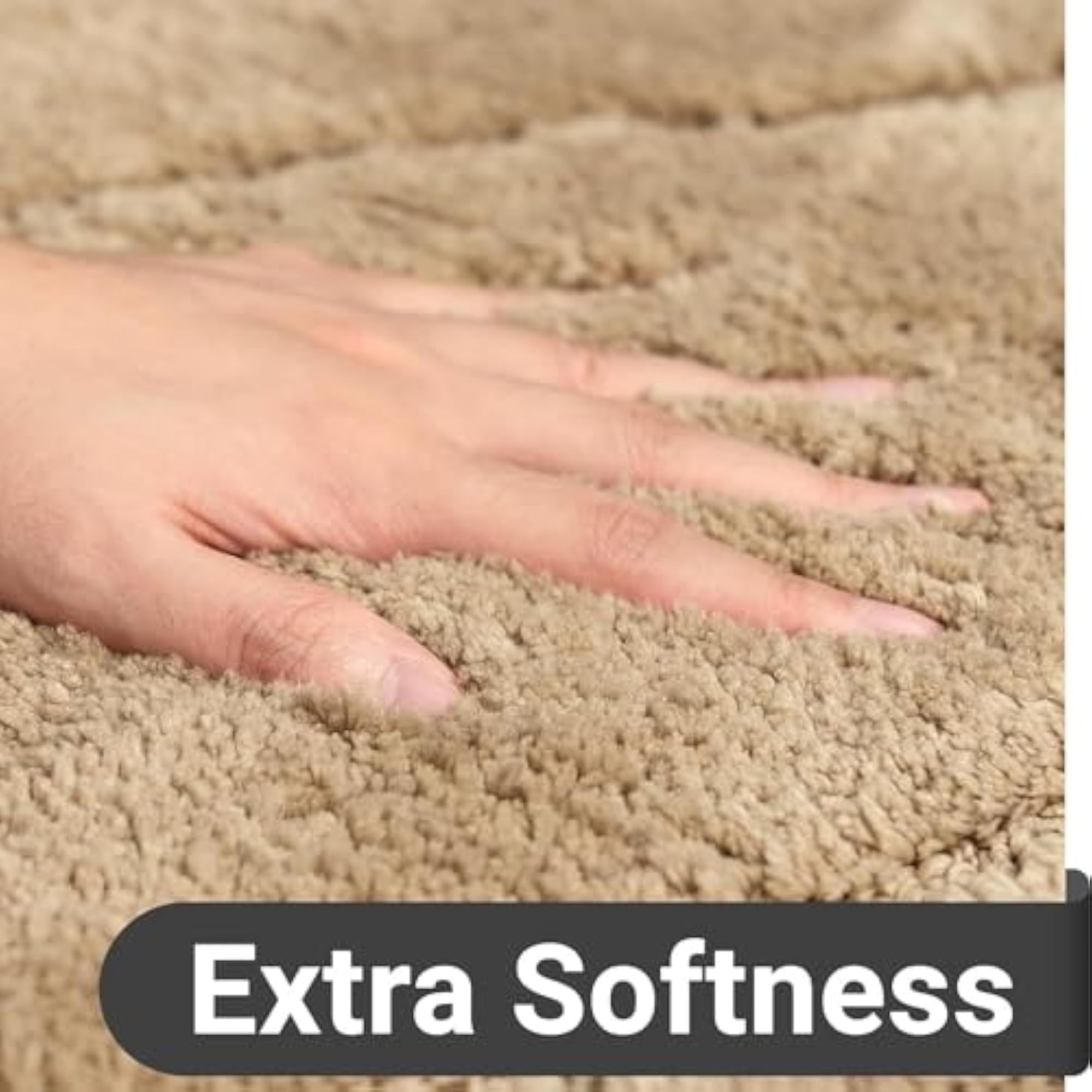 Non-Slip Bathroom Carpet Runner, Soft Machine Washable Rug