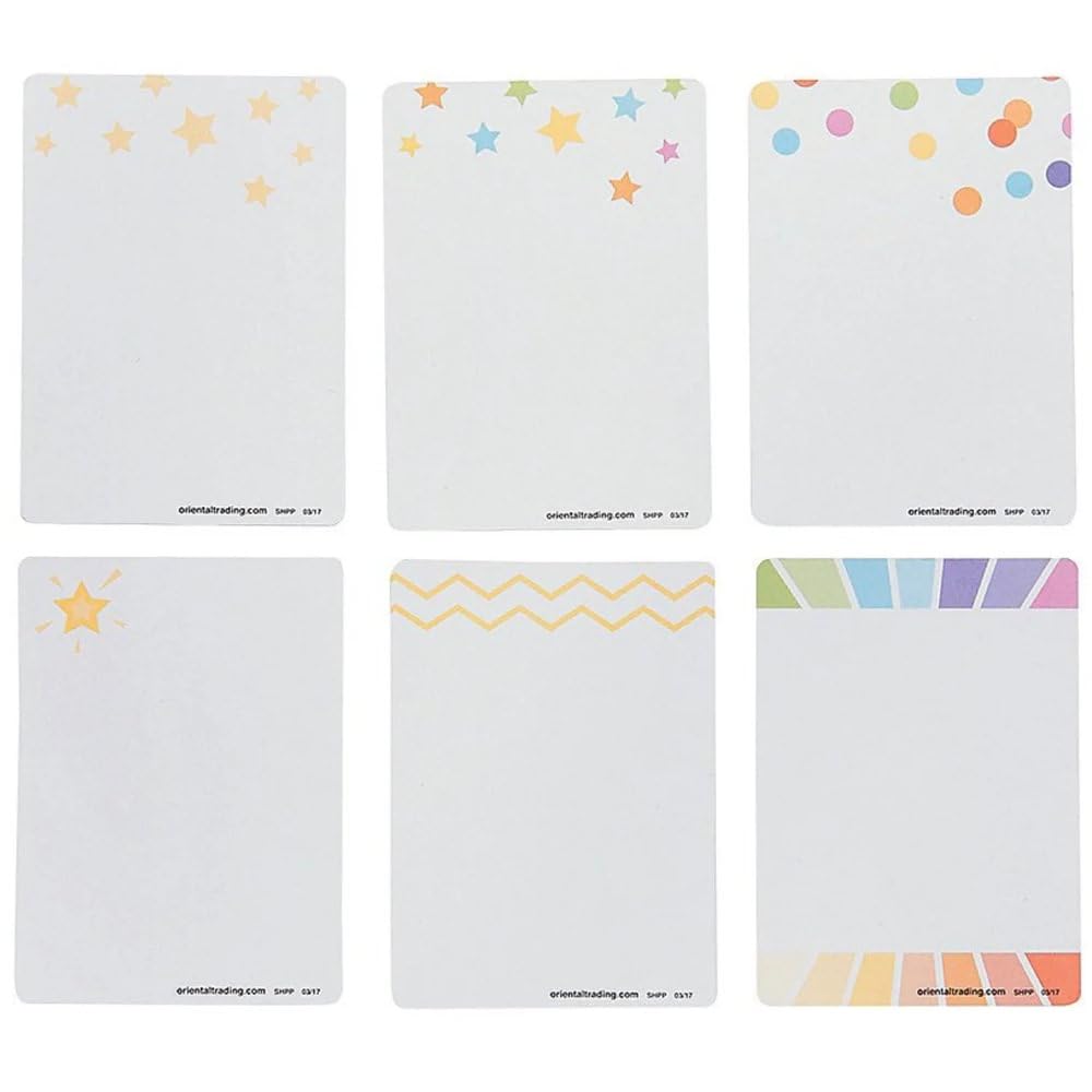 Fun Express Mini Cartes d'encouragement - 48 Pièces - Activités éducatives et d'apprentissage pour enfants