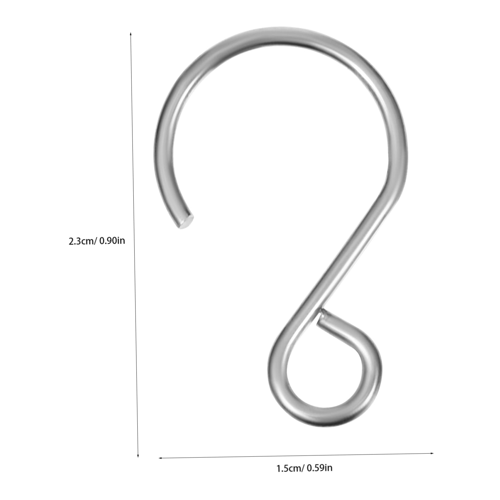 Gatuida S Hooks for Hanging Heavy Duty 100pcs Metal S-Hanging Hooks No Drill Easy to Install for Kitchen Garden