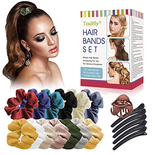 Hair Bands Set, Hair Accessory Scrunchies Set, Elastic Hair Bands, Ties Ropes Ponytail Holder No hurt, Soft Hair Accessories for Women or Girls For Various Occasions