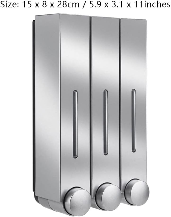 Soap Dispenser Wall Mounted Soap Dispenser Bathroom Plastic Liquid Soap Dispenser Shower Dispenser Family Hotel Kitchen Shower Gel Hand Soap Dispenser Dish Soap Dispenser