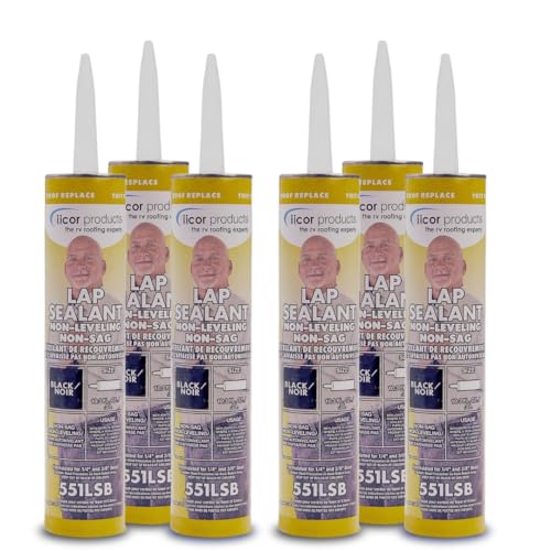 Non-Leveling RV Lap Sealant Black