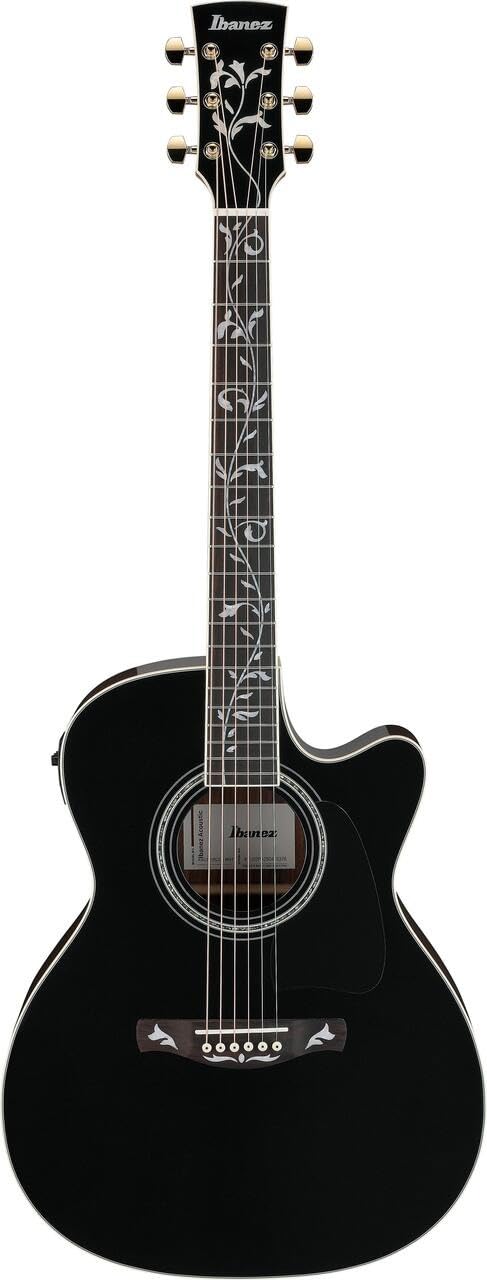 Amazon | Ibanez AC391RCE BKH エレアコギター トップ単板