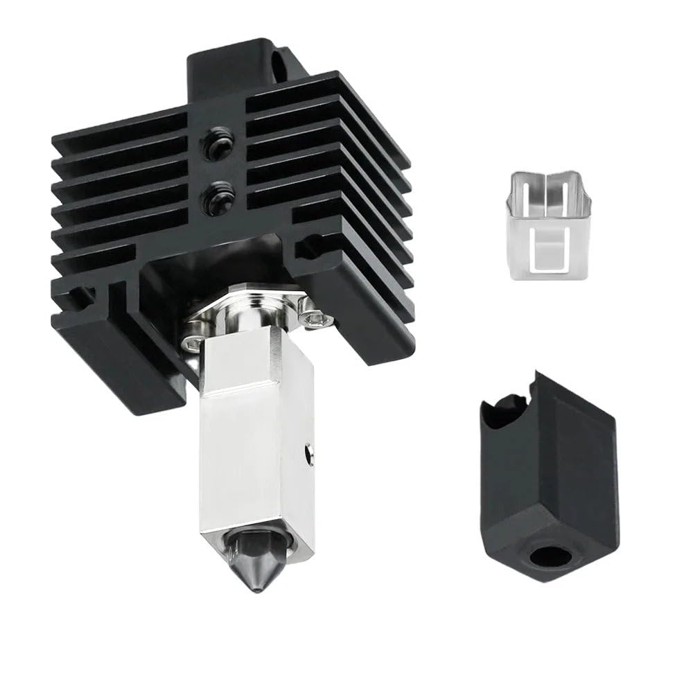 BambuLab P1S Hardened Steel 0.4mm Hotend Assembly for BambuLab P1S /X1/X1C/X1E/P1P, Autables Bambu Lab P1S Removable Tip with Aluminum Heatsink More Stability. (0.4 mm)-image-18