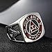 Sping Jewelry Retro Red Masonic Signet Gift Ring Titanium Steel Royal Arch Masons for Men