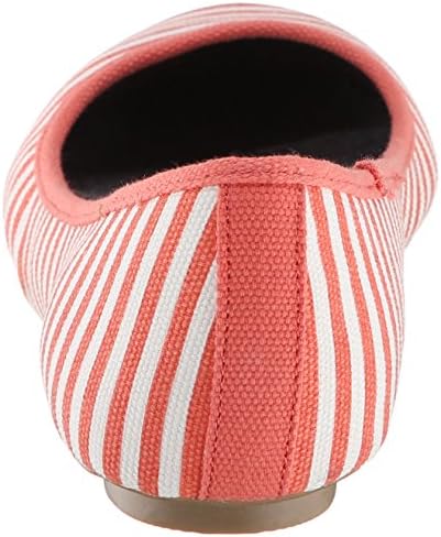 Dr. Scholl's Shoes Women's Friendly Ballet Flat, Coral Striped, 6.5 M US | Image 2