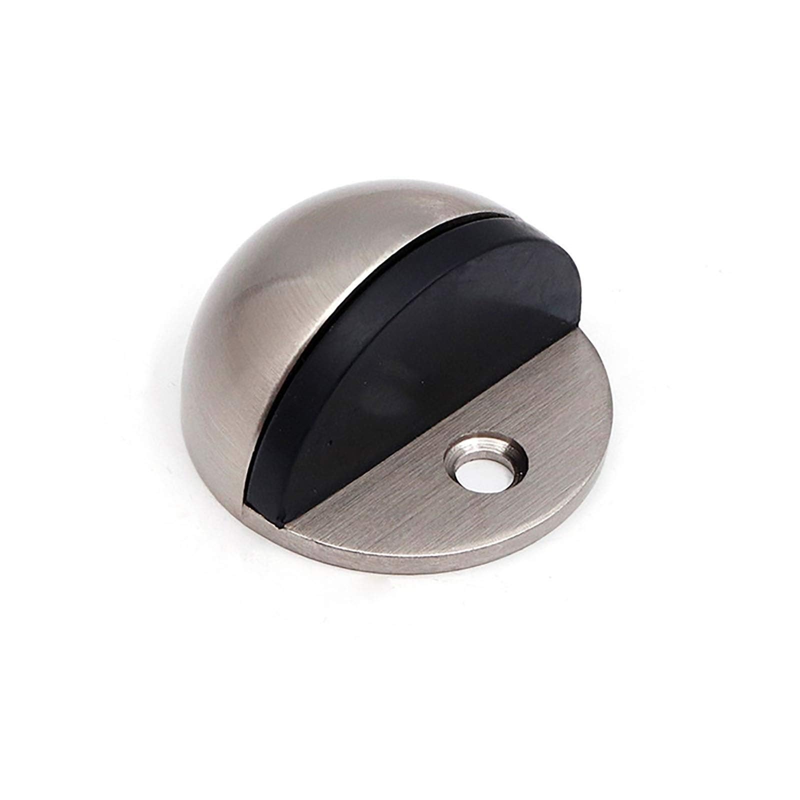 Luercher Color1 Door Stop Door Stops Rubber Cushion Stoppers Floor-Mounted, Heavy-Duty Zinc Easy Installation 1-Pack(Color1)