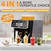 Slushie Machine, 4 IN 1 Shaved lce Machine & Slushie Machine & lce Cream Maker & Frozen Drink Machine, No Sugar Content Requirements, No Ice Needed, Auto-Clean, Perfect for Family, Parties