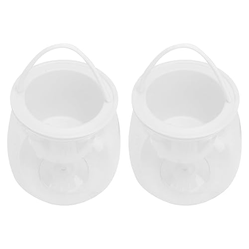 BESPORTBLE 2pcs PET Flower Pot for Hydroponic Plants, Lightweight