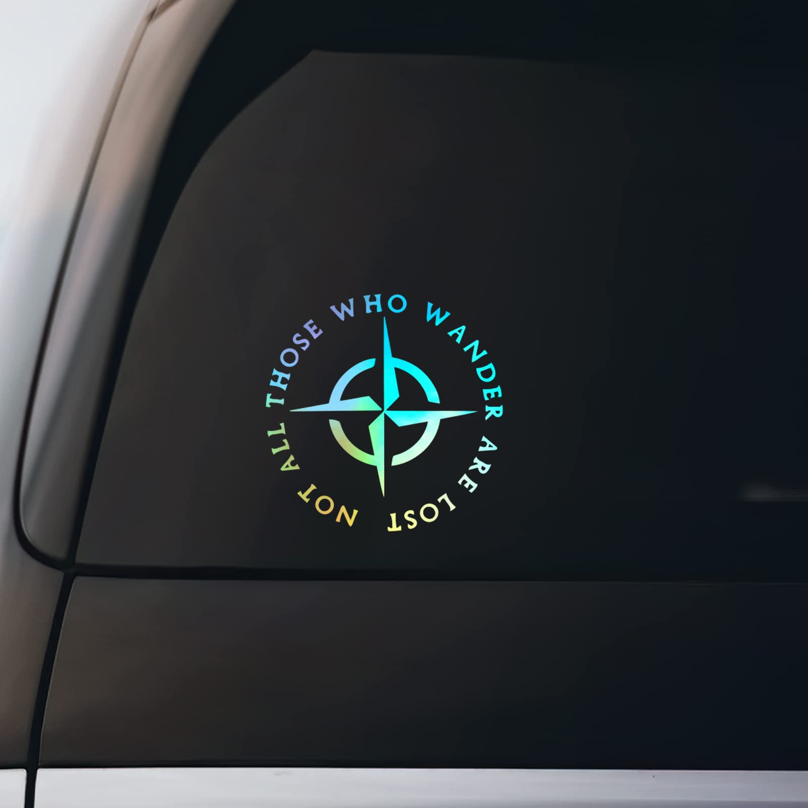 Autocollant LOTR Not All Those Who Wander Are Lost sticker vinyle poétique