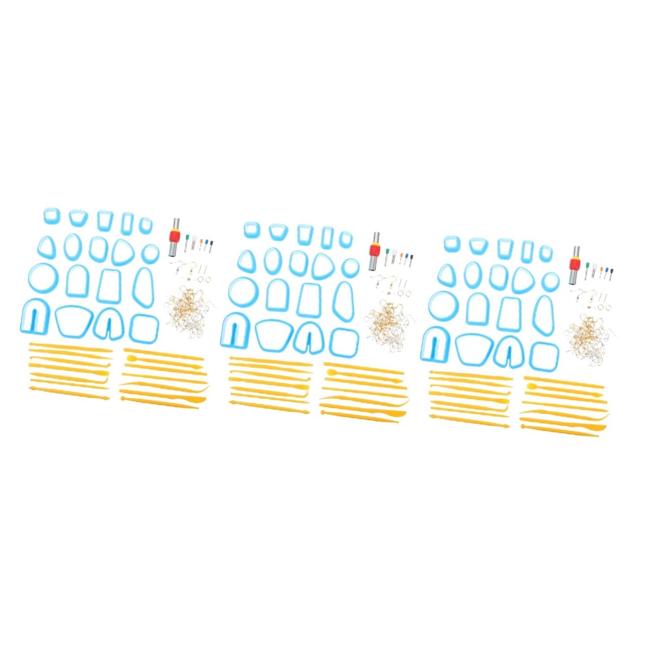 STOBOK 3 Sätze Tonschneider ring zubehör Ohrringe Schneideform aus Ton Ohrring aus Polymerschneider -Werkzeug Handbuch Suite Töpferwerkzeuge Messer Polymer-Ton Rostfreier Stahl