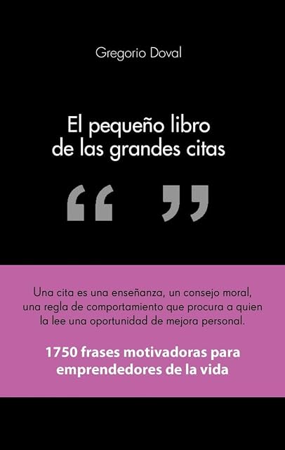 Portada de El pequeño libro de las grandes citas