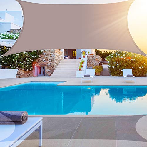 La mejor comparación de Tienda de persianas favoritos de las personas. 18 Toldo Vela de Sombra rectangular bloque UV para patio, jardín, tienda al aire libre, parasoles al aire libre, 5X7m/16.4x23' Toldo Vela Impermeable para pérgola, Shade Sail con...