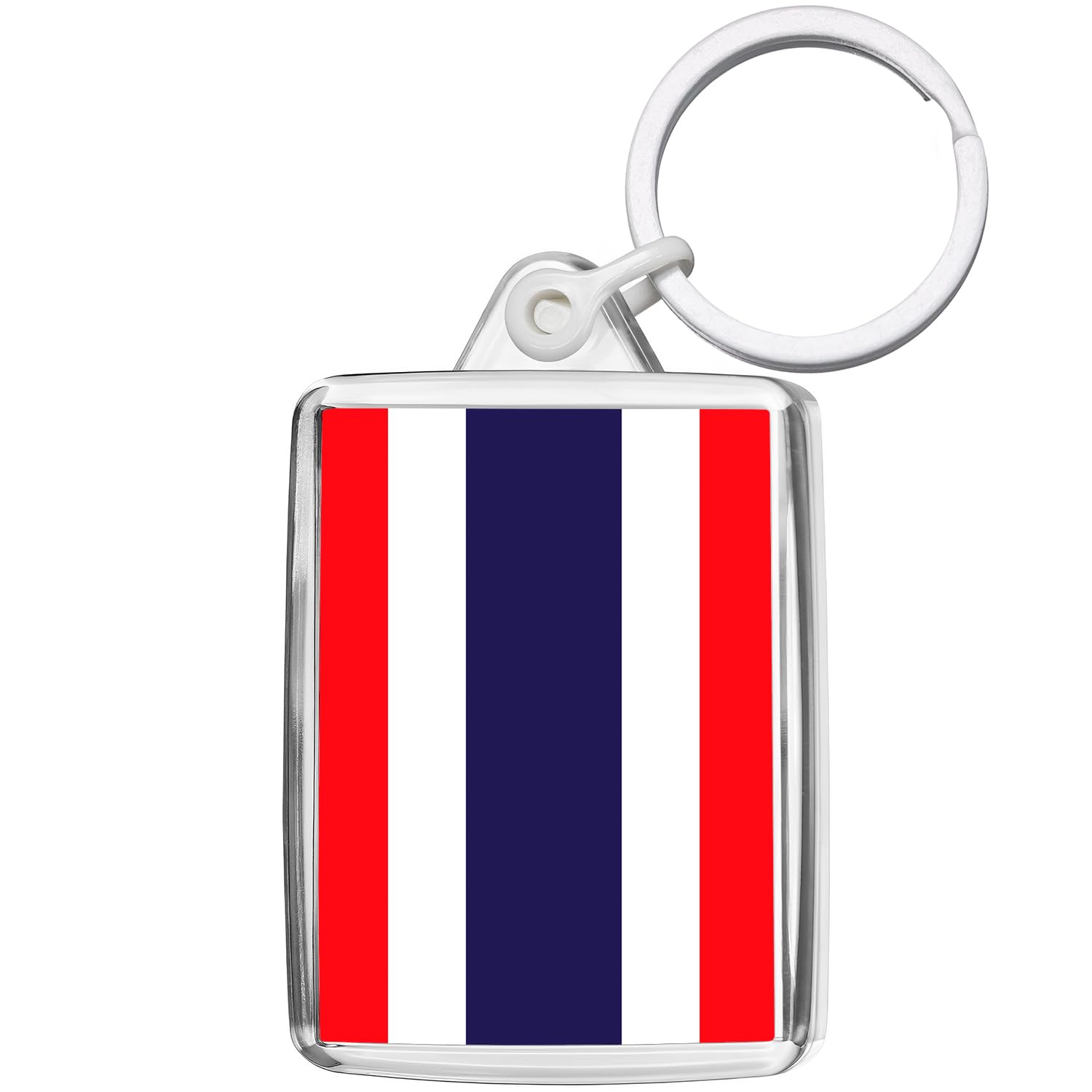 Pixly® Thailand Flag Keyring Key Fob Country Keychain Keepsake Thai Souvenir Gift