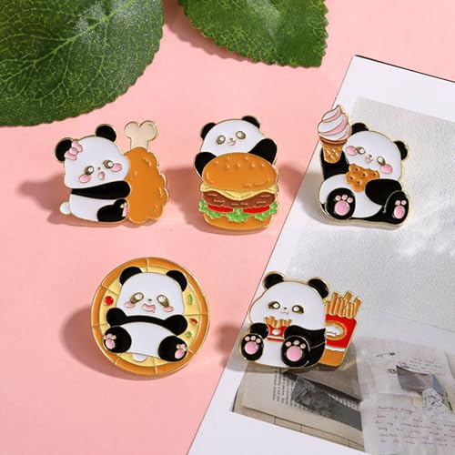 Image of 8Pcs Kawaii Frog Enamel Pin Set Cute Cartoon Frog Brooches, Lapel Pins for Backpacks, Jackets, Hats, Perfect Gifts for Women, Teens