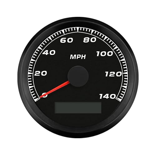 Miniatura 7 de ELING MPH - Velocímetro GPS, calibre de velocidad de 140 MPH para automóvil, motocicleta, barco con retroiluminación de 3-38 pulgadas, 9-32 V