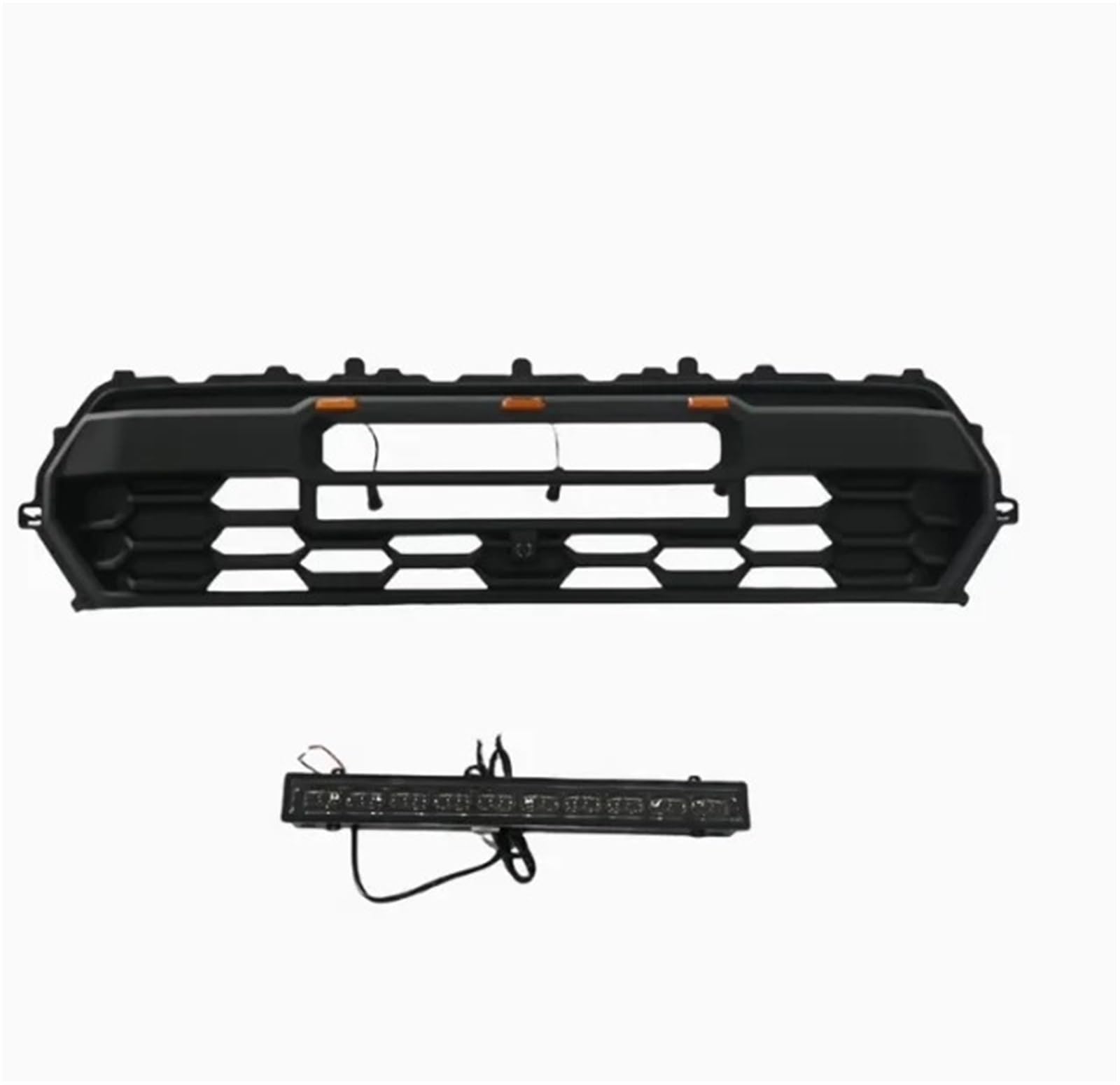 Coperture della Griglia Anteriore Per Toyota Per Tacoma 4a Generazione 2024 4 * 4 Per TRD Pro Style Griglia Nera Opaca Accessori Esterni Sportiva Con Luci