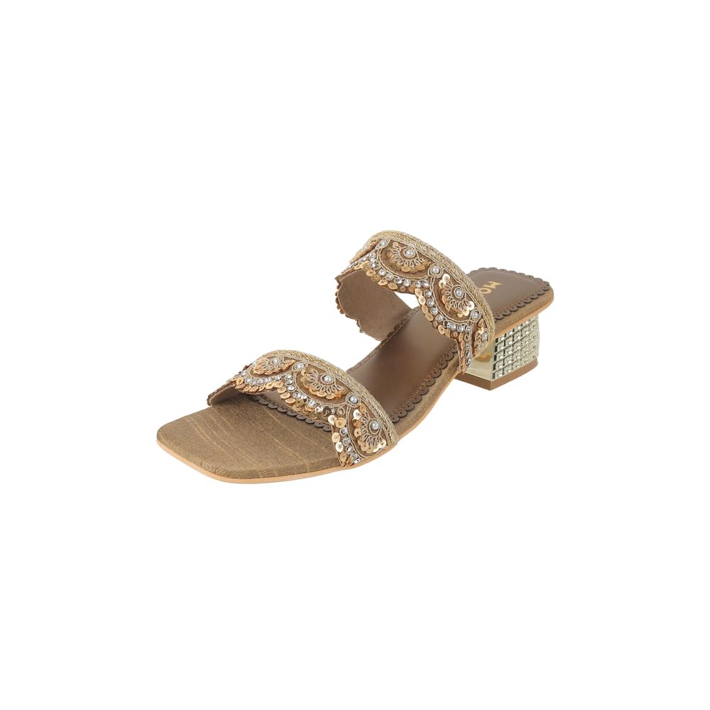 mochi Women synthetic embellishments Ethnic Slip-on Sandal-picture-13