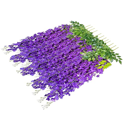 Wisteria garland pour décoration de table et arche de jardin de fête - 3