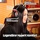 HyperX Cloud III S – Kabelloses Gaming-Headset, Multiplattform, 2,4 GHz, Bluetooth, Akkulaufzeit bis zu 120 Stunden, 2,4 GHz, 53-mm-Neigungstreiber, 10-mm-abnehmbares Mikrofon – Schwarz