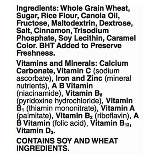 Image of Cinnamon Toast Crunch, Breakfast Cereal, Cinnamon Sugar Squares, 19.3 oz (Pack of 8)