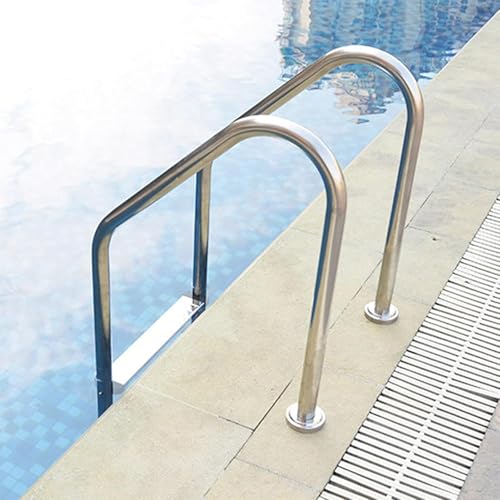 Escalera para piscina de acero inoxidable de 2 escalones miniatura 4