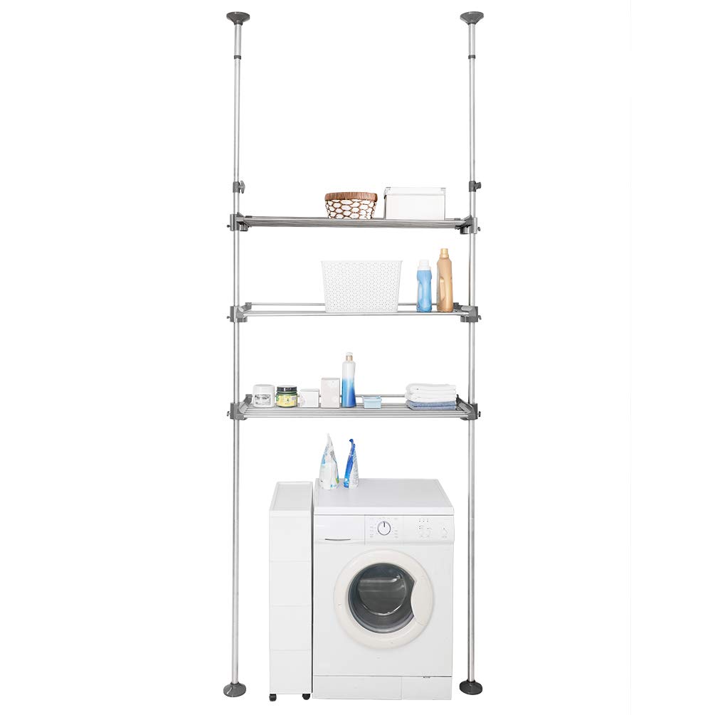 Buy BAOYOUNI3 Tiers Laundry Room Shelf Clothes Garment Rack Organizer
