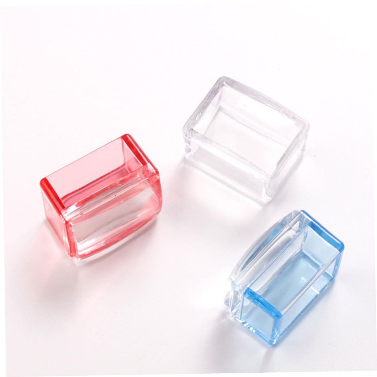 Healvian 15pezzi Timbri Trasparenti Per Unghie Strumenti Per Manicure e Stamping Nail Art Per Casa e Salone Facili Da Usare Leggeri e Versatili Perfetti Per Decorazioni Unghie Art