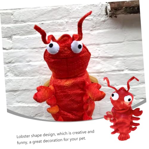 Disfraz de langosta para perro XL rojo para Halloween miniatura 7